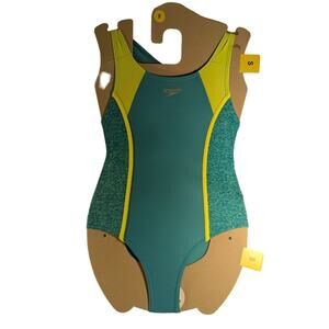 Speedo Youth 1pc Girl Swimsuit, Blended Polyester, Size Small, New with Tag